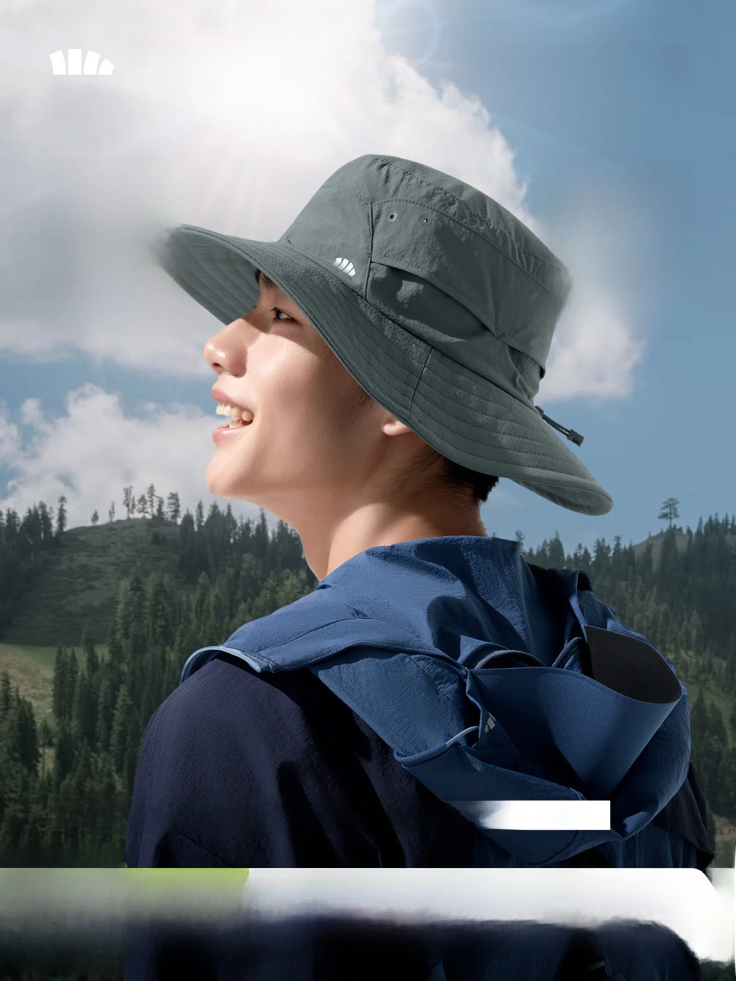 banana-leaf-men's-fishing-cap-sun-protection-hat-spring-summer-three-proof-outdoor-portable-hiking-mountain-climbing-hat