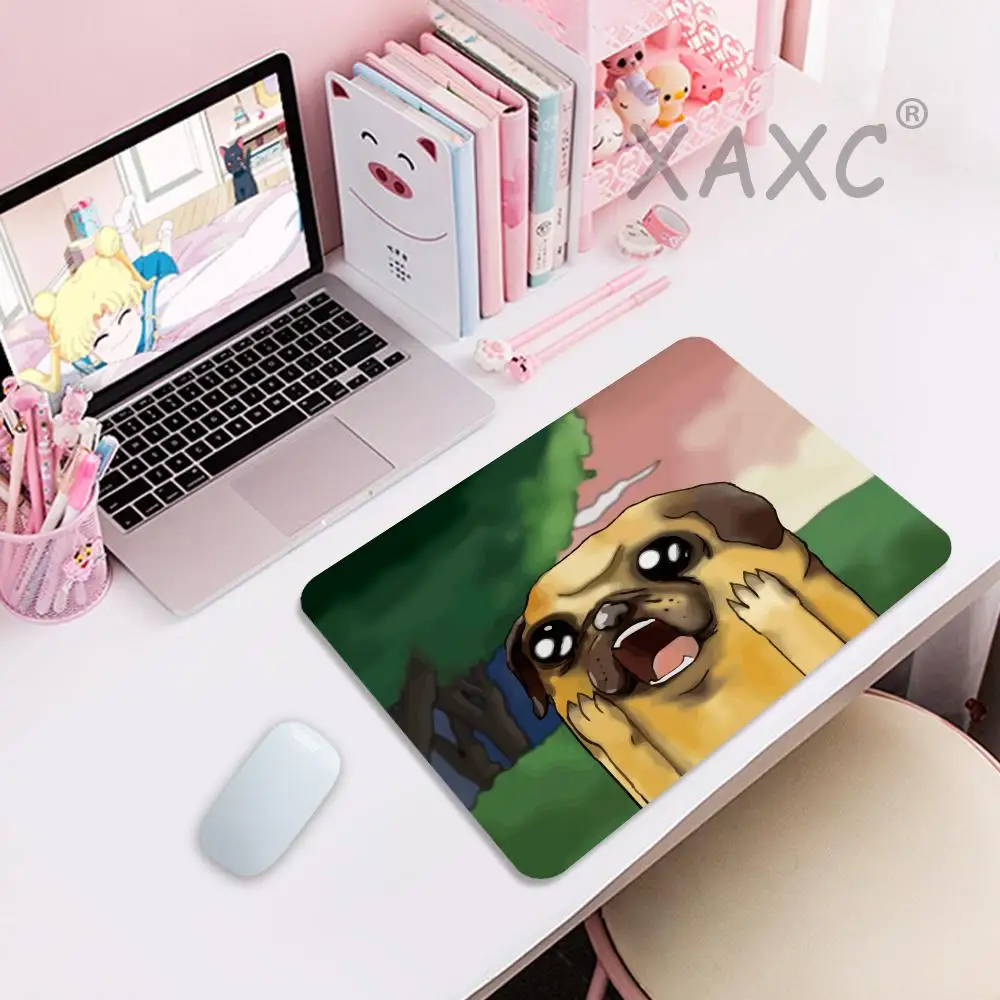 

Cute, funny, and interesting dogs Small Mouse Pad Thickened Desk Desktop Computer Keyboard Wireless Boy Girl Gift for CS DOTA