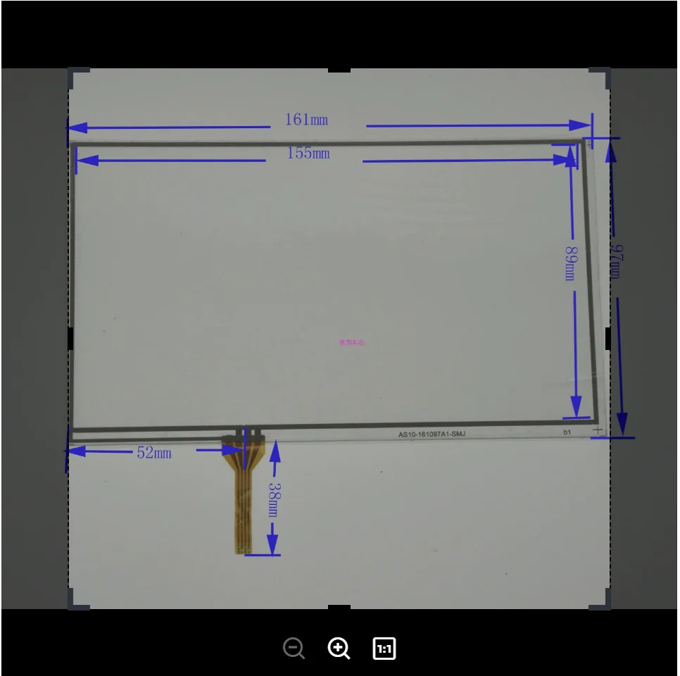 7-inch four-wire 162*97MM resistance touch screen for Onda VX610W enhanced version, replace handwriting screen  A2286F-G