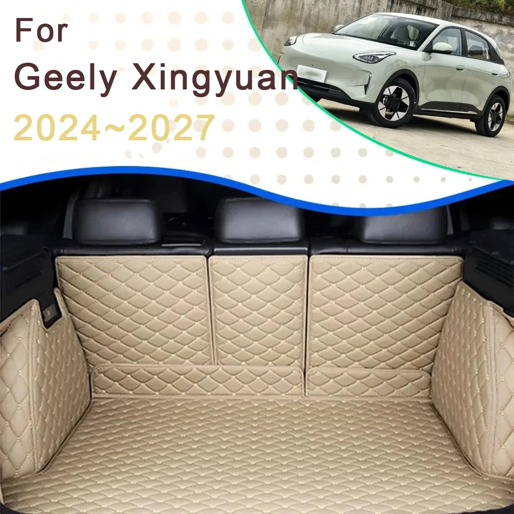 

Car Trunk Cargo Liner For Geely Xingyuan 2024 2025 2026 2027 Waterproof Rug Rear Boor Mats Carpet Storage Pads Auto Accessories