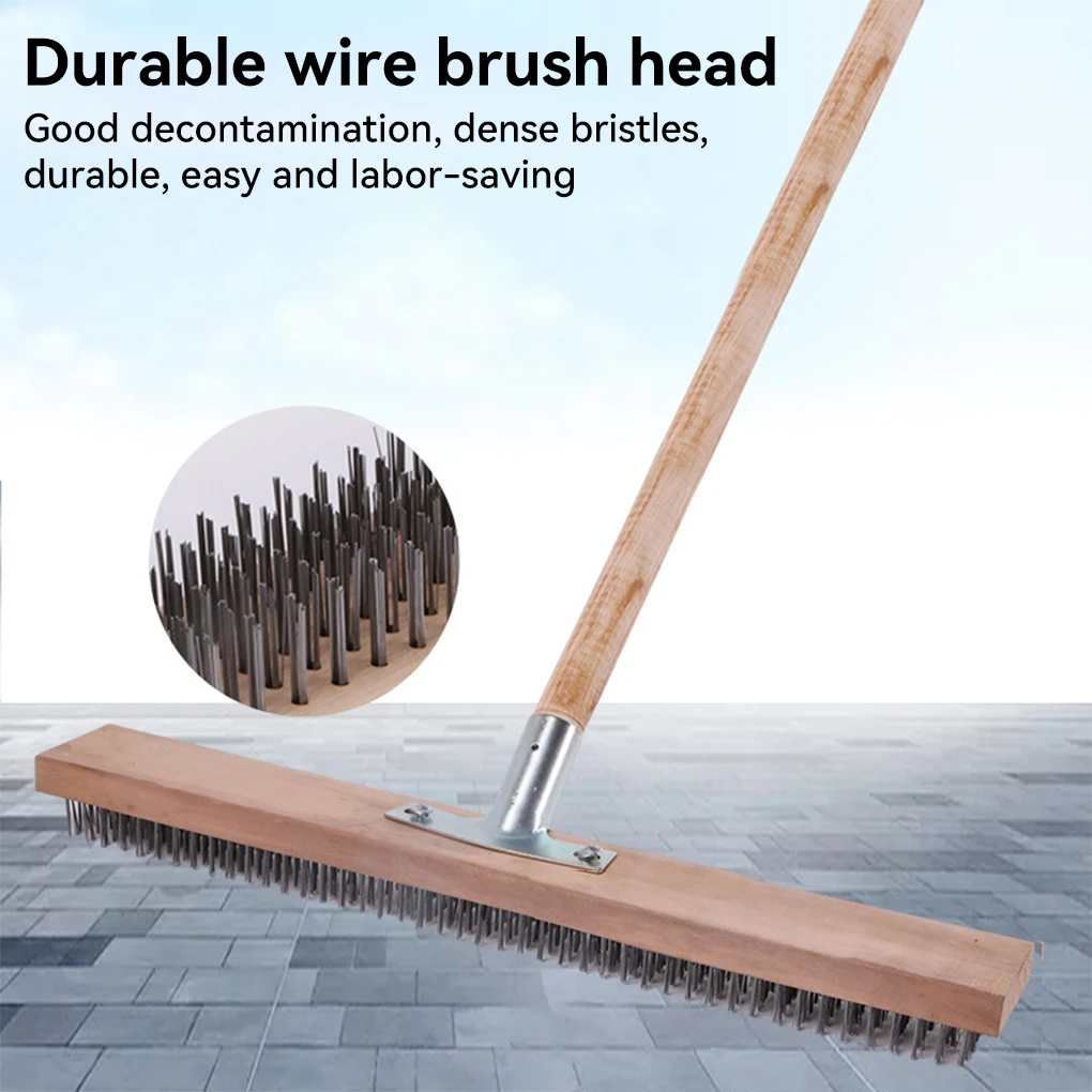 Floor Wire Brush Household Indoor Outdoor Clean Scrubber Stain Remover Garden Cleaning Supplies Tool Home Accessories 20/30CM