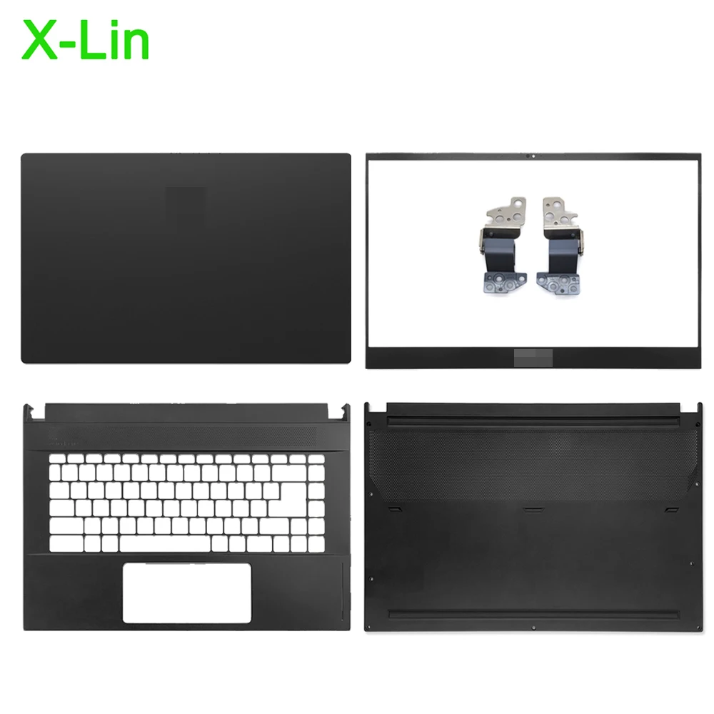 Top Case para Msi Gs66 Ms16v1 Ms-16v2 16v5 Tela Tampa Traseira Caixa Superior Moldura Frontal Palmrest Shell Inferior Uppper Tampa Dobradiça Inferior