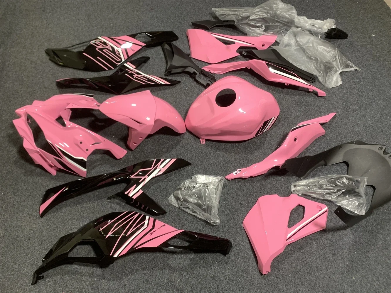 Motorcycle Fairing Kit fits ZX-25R 19- 24 year ZX-4R 4RR 2019 2020 2021 2022 2023 2024 Fairing Pink Black motorcycle