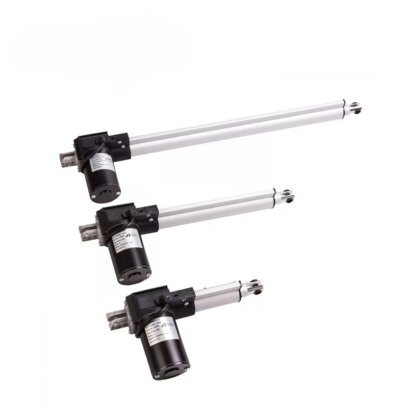 Permanent Magnet Motor Drive Linear Actuator DC 24V 6000N Load 100mm Stroke With Bulit-in Limit Switch for Boiler