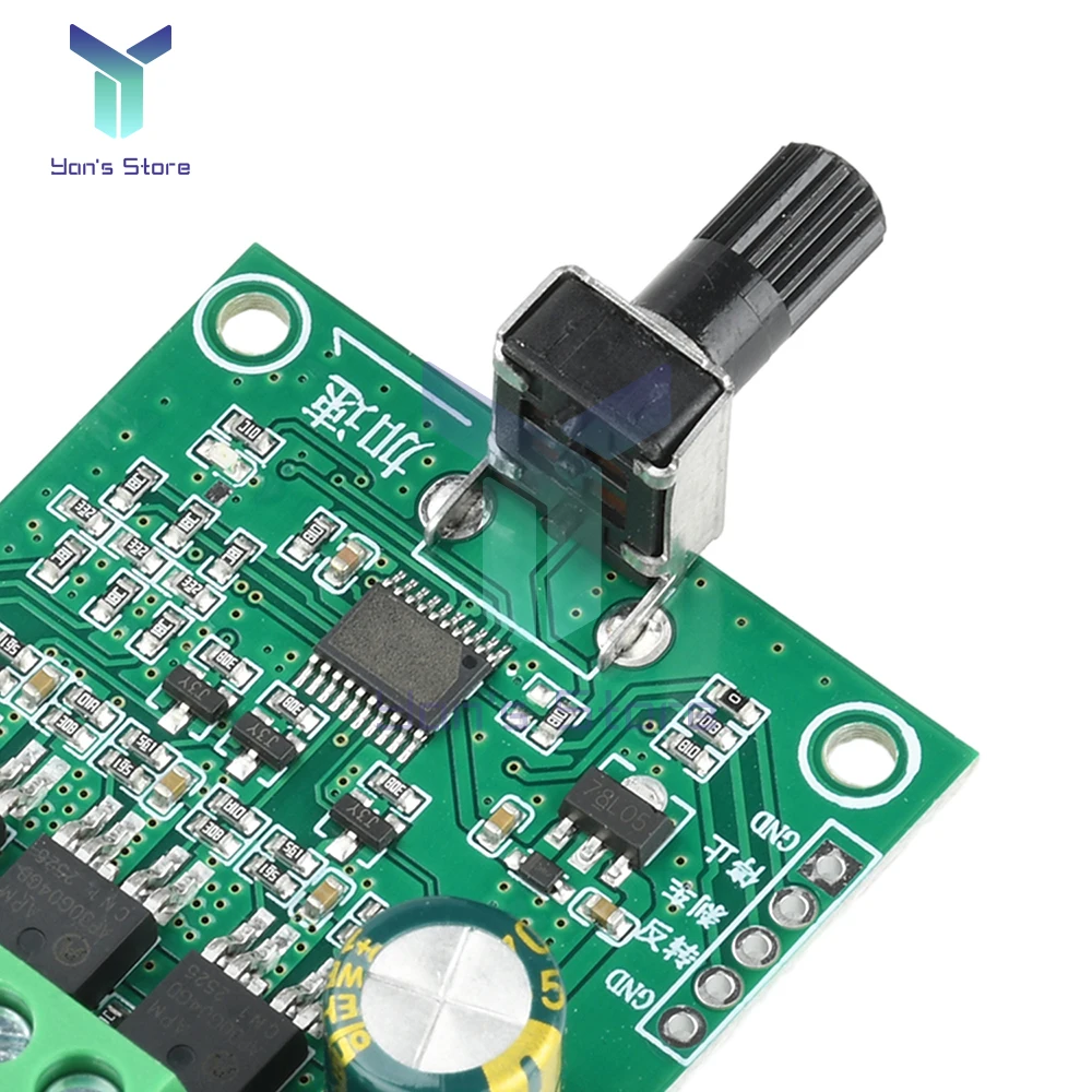 DC 5-24V 75W Three-phase DC Brushless Motor Drive Board Electrically Adjustable Hard Disk Fan Motor Speed Controller Module