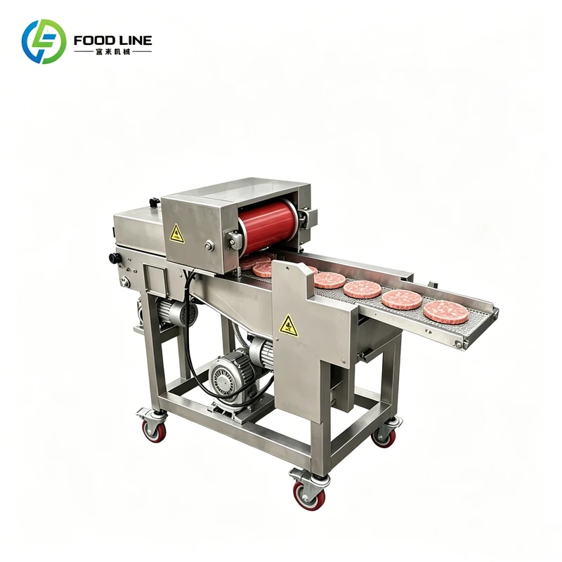 Custom Patty Forming & Breading & Frying Production Line Commercial Chicken Nuggets & Burger Patty Processing Equipment