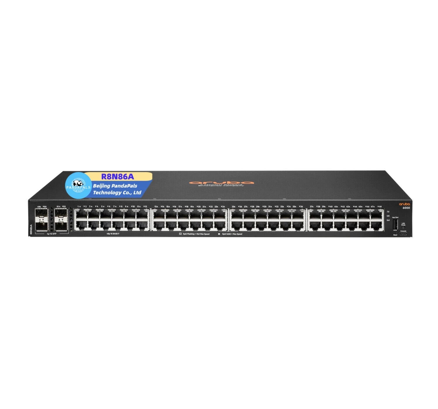 

Original new Aruba gigabit ethernet 10gbe sfp 48 port network poe switch R8N86A