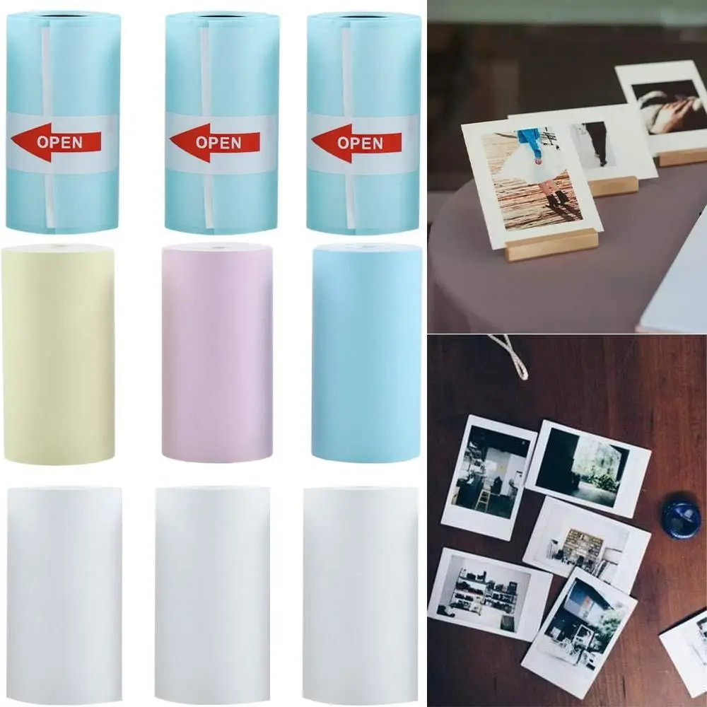 Paperang Printer Home Printer 57*30mm Camera Printing Paper White Thermal Paper Label Printer Paper Thermal Printer Paper