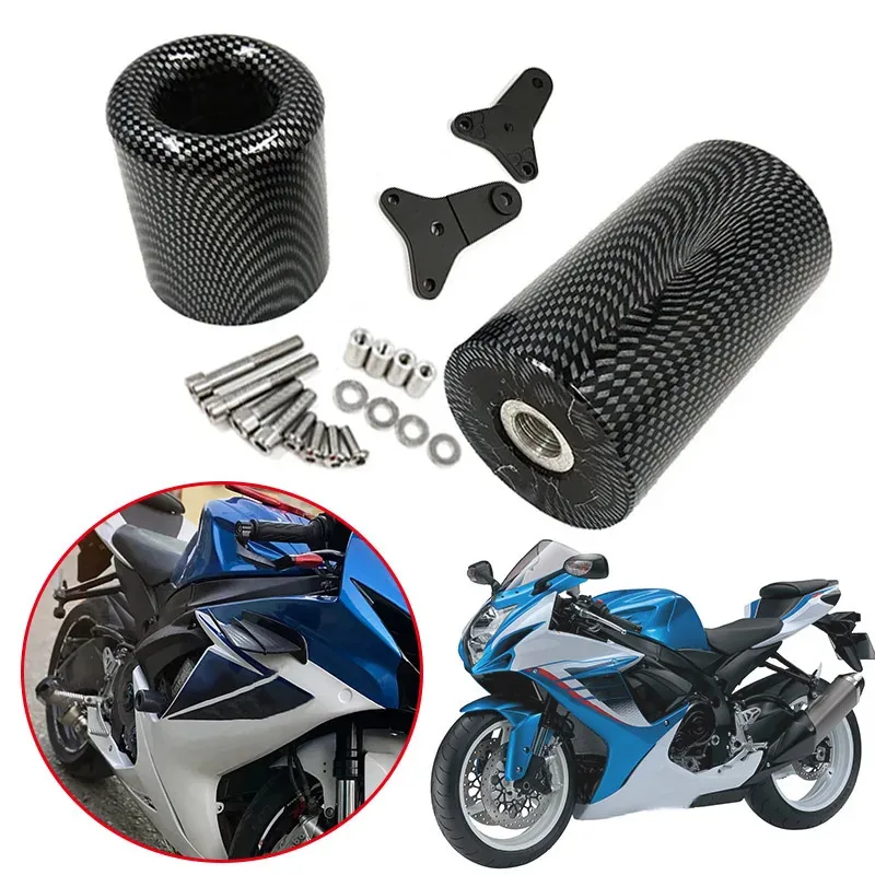 Motorcycle Frame Sliders Without Cutting, Fall Protection Guard Suitable for Suzuki GSX-R 600 GSX-R 750 2011 2012 2013 2014 2015