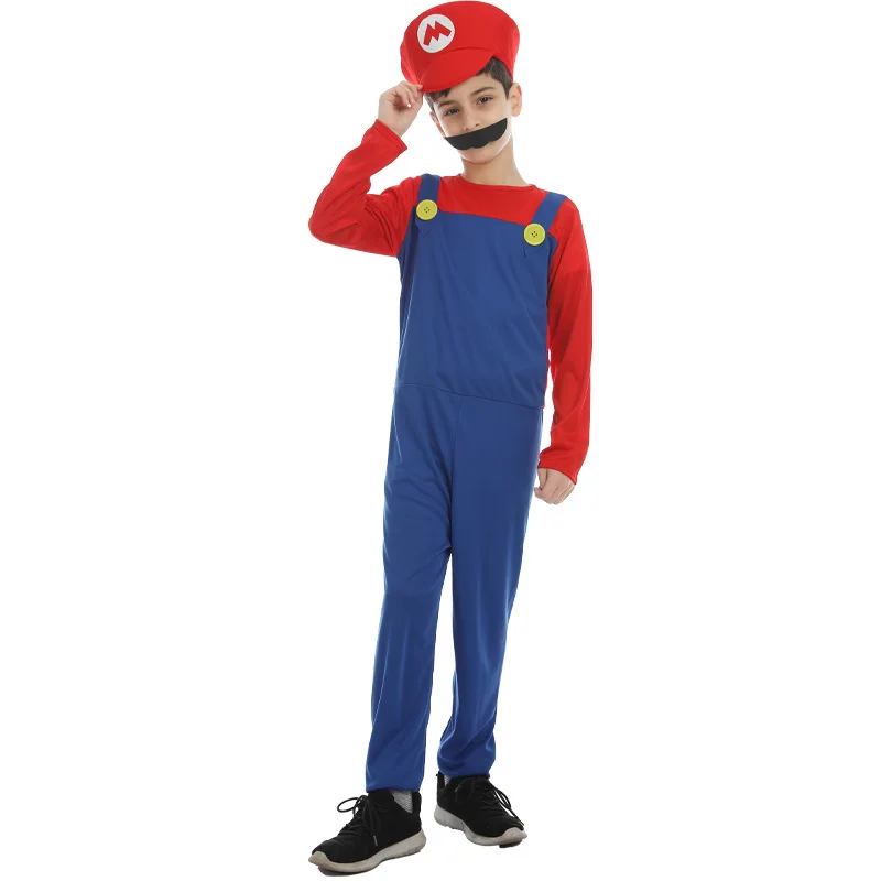 Halloween children's Day Costumes Super Mario Cartoon Mario Big Movie Mario Luigi Costumes