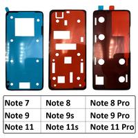 5PCS Original New For Xiaomi Redmi Note 7 8 9 9s 10 11 11s Pro Plus 4G 5G Adhesive Sticker Back Housing Battery Cover Glue Tape