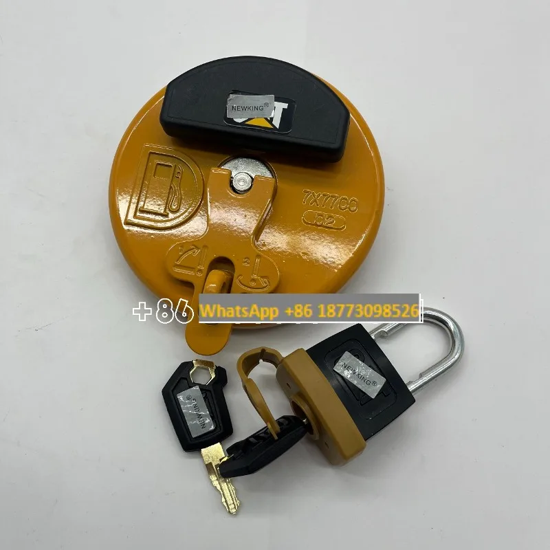 High quality Cater-pillar CAT 320C 320D  320B Excavator Bonnet Hot Pin 7X7700 Tank Cap Padlock