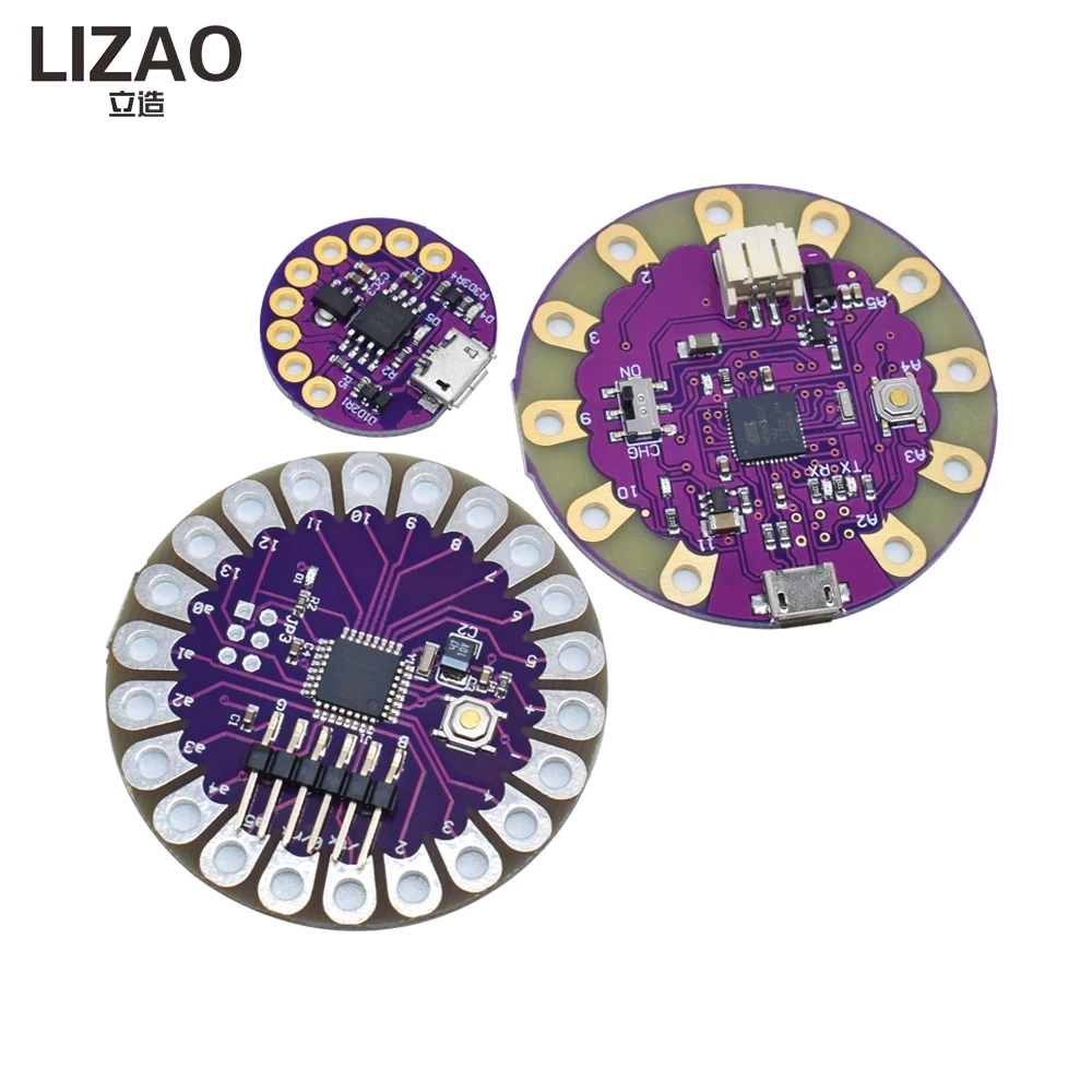 Lilypad ATtiny85 / ATmega32U4 Microcontroller Board, Wearable Sewable LilyPad Development Board for Arduino Project