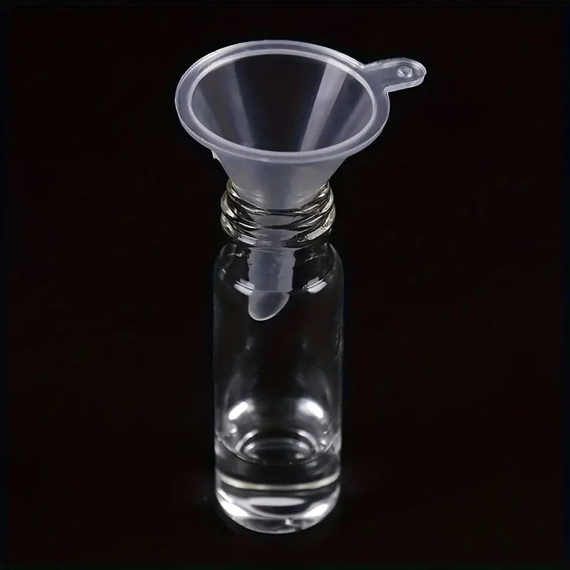 5/10pcs Transparent Plastic Funnel - Mini Liquid Filling Tool for Perfume Essential Oil Crafts Funnel view 4