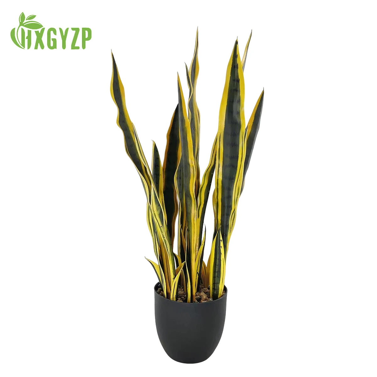 

75cm Large Artificial Plants Tiger Piran Leaves With Plastic Flowerpot Home Decor Tropical Plant Potted For Desktop Floor Office