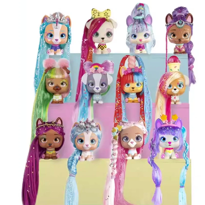 

I Love Vip Pet Series слепая коробка милая модная игрушка Mystery Player мини-стрижка плетение украшение для рабочего стола подарок на день рождения для девочки