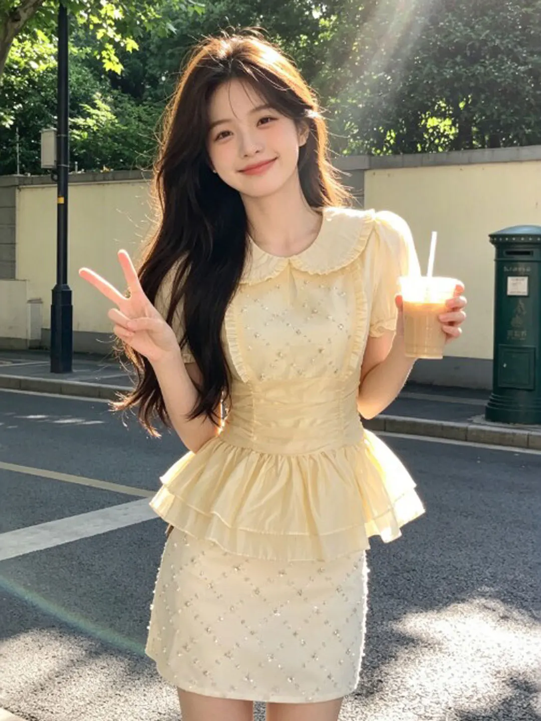 

Gentle Wind Unique Super Beautiful Bodycon Skirt Two Piece Set Anti Aging Whole Set Summer 2026 Fashion Women's Set
