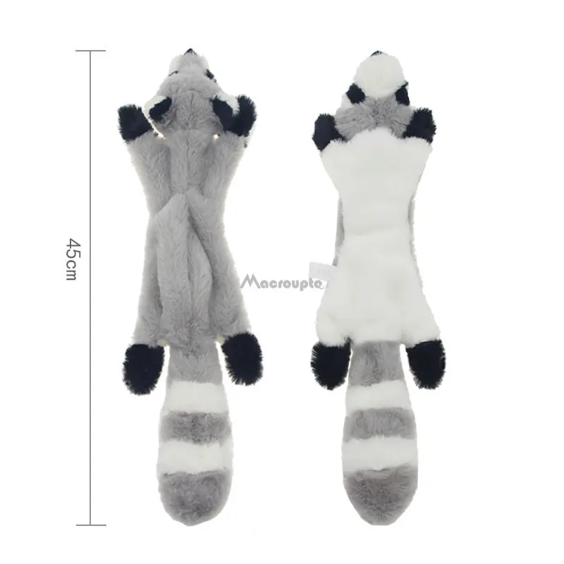 2022 New cute plush toys squeak pet wolf rabbit animal plush toy dog chew squeaky whistling involved squirrel dog toys