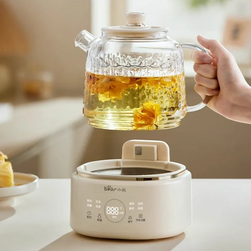 Home Multifunctional All-glass Constant Temperature Health Pot Office Small Flower Teapot Kettle Pure Glass
