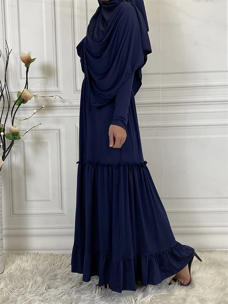 Ramadan Eid Khimar Abaya Damen Dubai Islam Frauen Muslim Hijab Modest Kleider Kebaya Kaftan Robe Musulmane Kaftan Marocain Femme