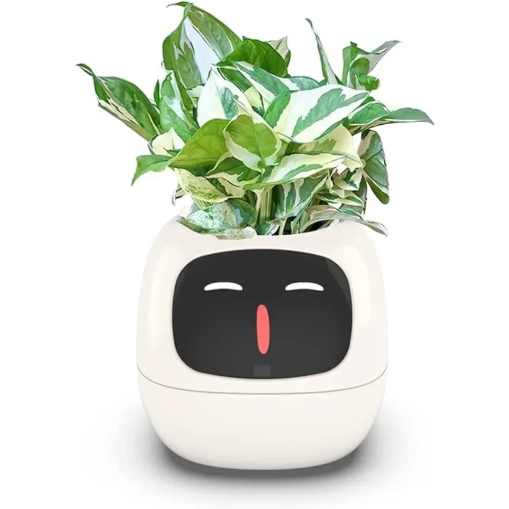 

Smart Flowerpot with AI Chip 7 Sensors Automatic Plant Care for Home Desk Office Garden