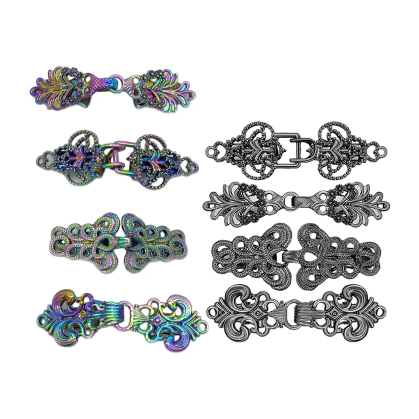 4-częściowy sweter Szal Kaczka Klipsy do ust Ozdobna broszka Łatwe w użyciu klipsy do kołnierzyka kardiganów do kurtek Peleryna Kobiety Dziewczyny Kostium