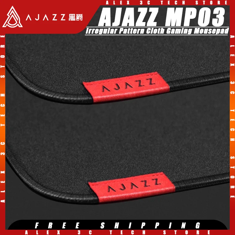 

Коврик для мыши AJAZZ MP03 с асимметричным рисунком, тканевый очень большой Гладкий Настольный коврик с управлением, игровой коврик для мыши, аксессуары для ПК и геймеров на заказ