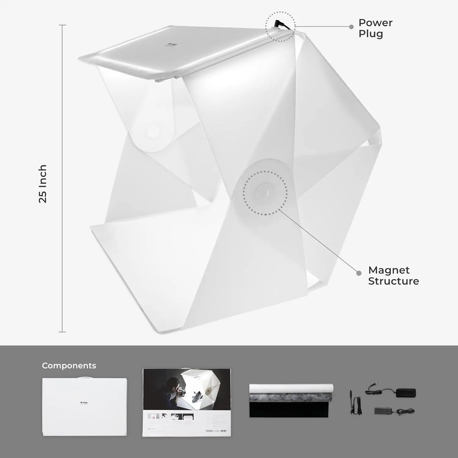 (25inch Lightbox for Product Photography / 25