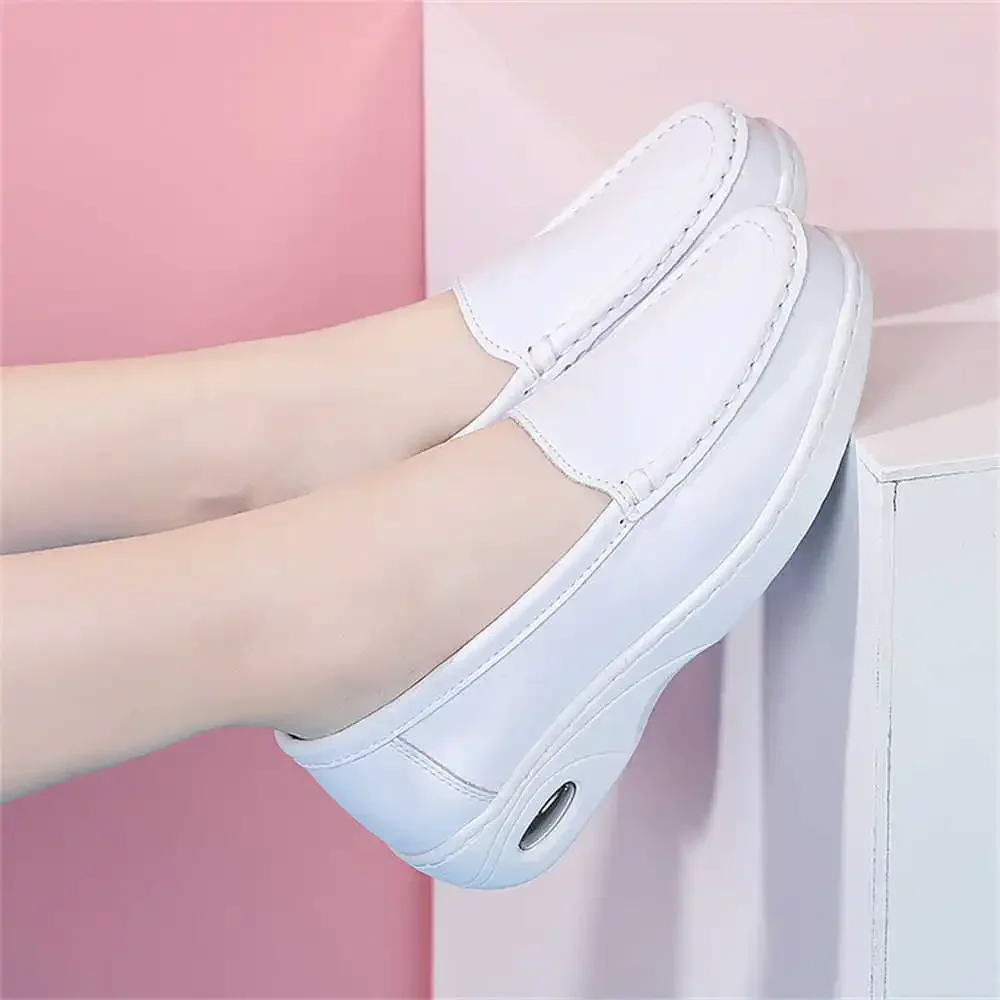 Autumn-spring Thick-heeled Sneakers Women Shoes Flats Dark Shoes Women's Tennis Kit Sport Novelties Holiday Top Quality