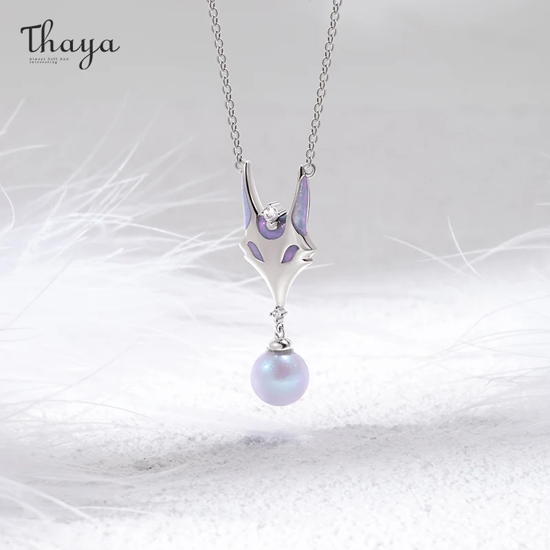 Thaya Unique Fox Design Pendant Women Necklace Elegant Women Chorker Fashion Earrings For Women Crystal Party Fine Jewelry Sets