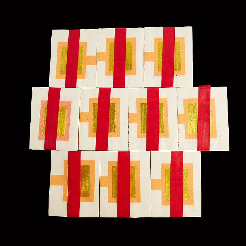 900pc Chinese Joss Paper Burning Paper Sacrifice Articles Memorial Gold Paper Ancestor money Hell Money Gold Ingot to Burn Paper