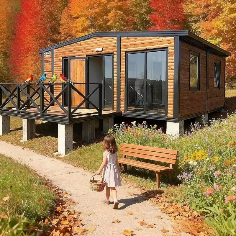 Factory Price  Prefab 20Ft 40Ft Expandable Container House Kitchen Prefabricated Light Steel Modular Home Customized