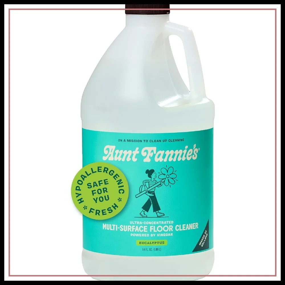 

Ultra Concentrated Multi-Surface Floor Cleaner, Vinegar Wash, Eucalyptus Scent, 64 oz