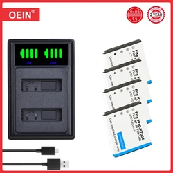Klic-7004 D-Li68 Battery and Charger for Fujifilm NP-50, Fuji X10 X20 F50 F75 F665 F775, for Kodak M1033 M1093 V1073 Zi8 Zi12