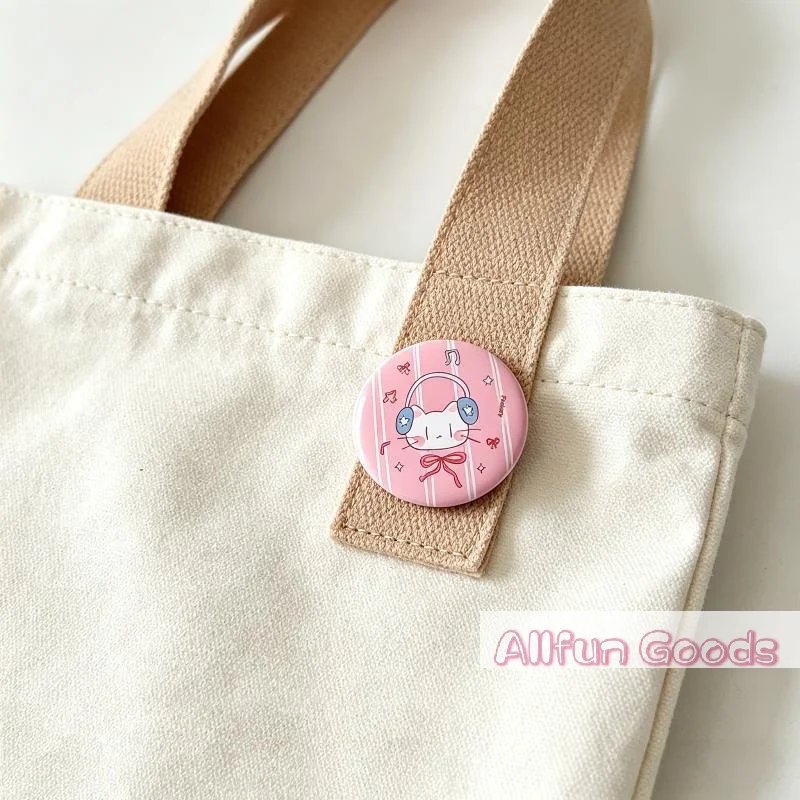 6PCS Cute Cartoon Mini Cartoon Button Badge Kawaii Retro Girls Kids Backpack Pencil Bag DIY Decorative Brooch Pin Accessories