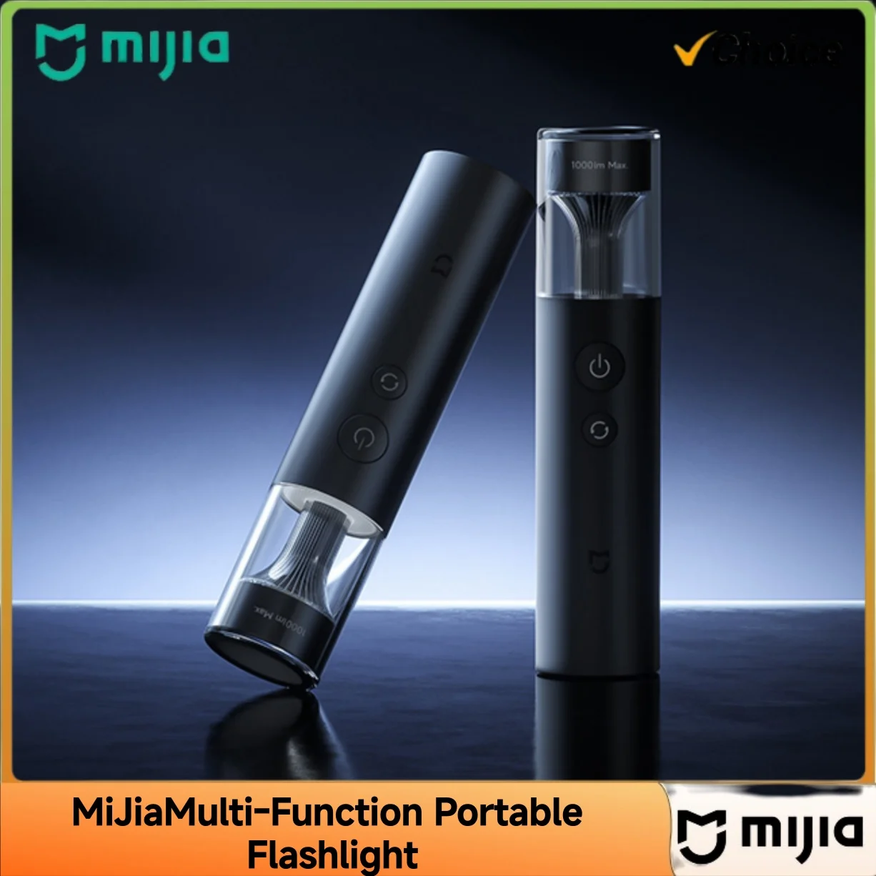 

Mijia Multifunctional LED Flashlight: Zoomable Ultra-Bright Car Emergency Light with Window Breaker & Safety Belt Cutter