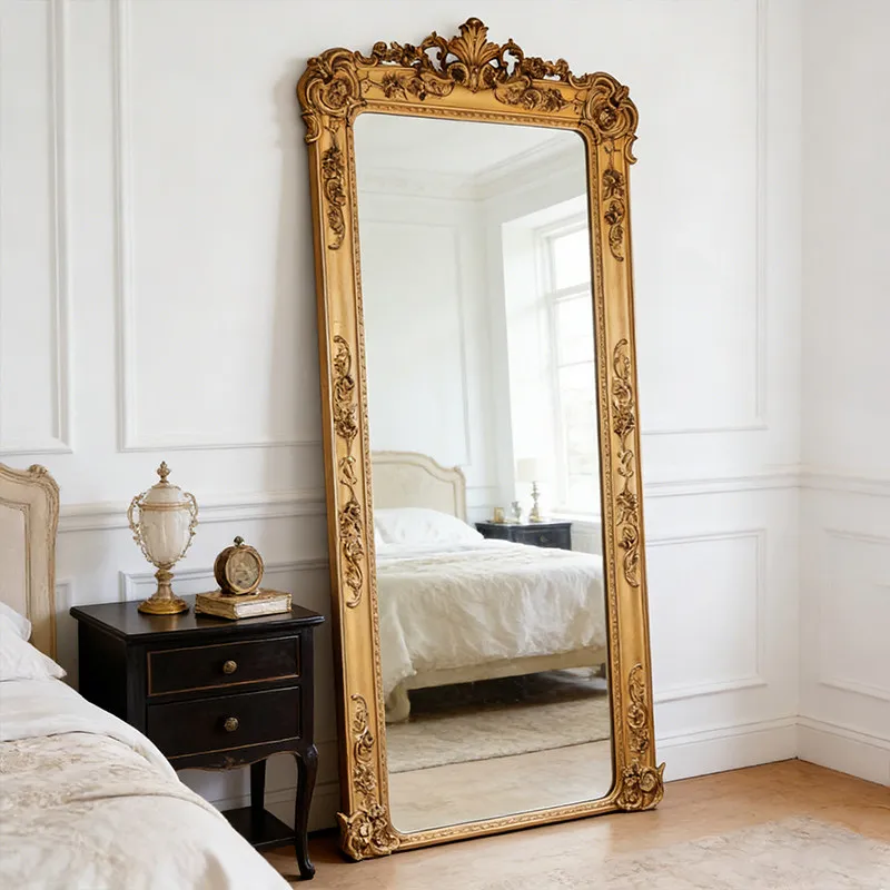 

Nordic Bedroom Mirror Moving Long Living Room Standing Girls Bathroom Big Floor Funky Mirror Luxury Espelhos Home Decorations