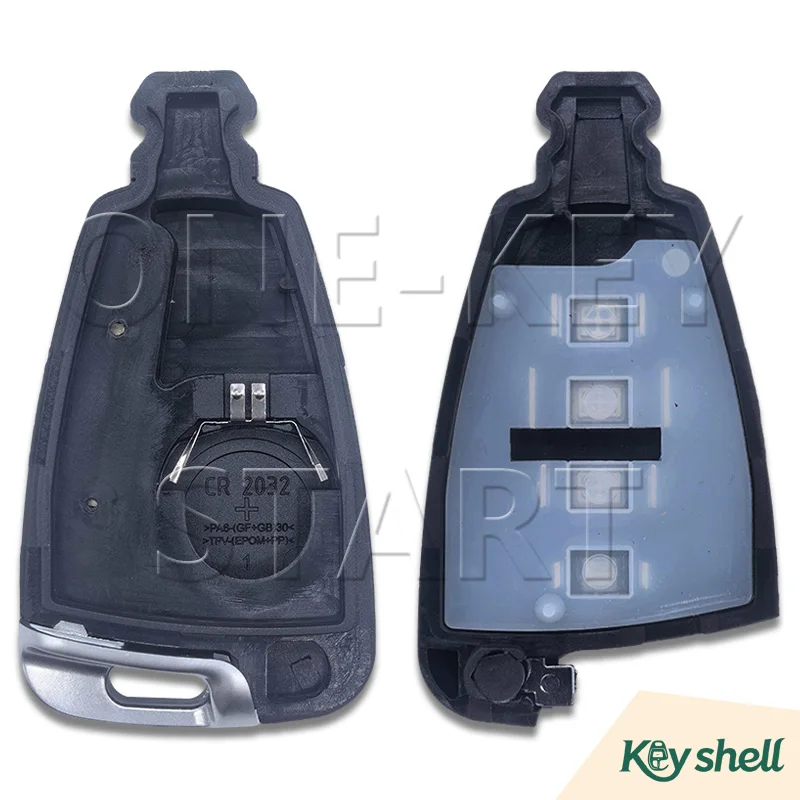 For Hyundai Veracruz 2007-2012 4 Buttons Car Remote Replacement Key Shell with Uncut Blade 【ONE-KEY START】