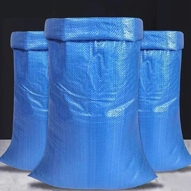 

Blue Woven Bag Move House Quilt Clothes Pack Bag Construction Industry Packaging and Transportation Foodstuff Storage Bags