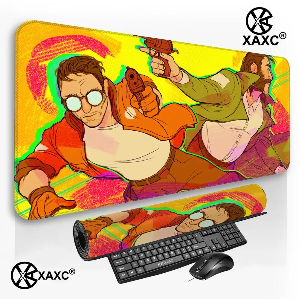 Disco Elysium Mouse Pad Mouse Pad Desk Mouse Pad Cute HD Desk Pad Extended Gaming Keyboard Mats Large XXL Gamer Mousepad 90x40