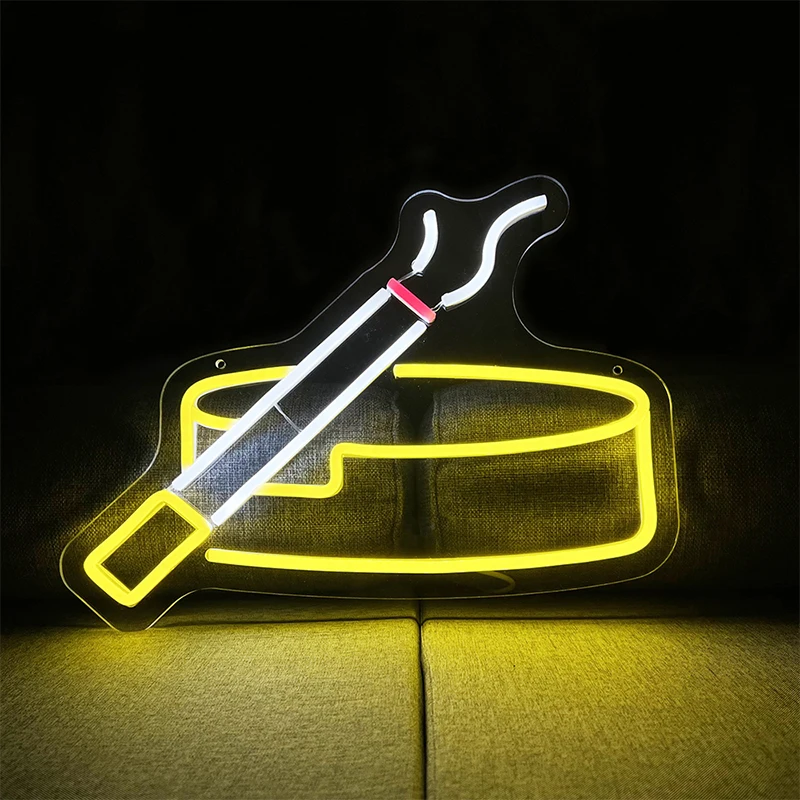 

Ashtray and Cigarette Neon Sign LED Design Hanging Smokes Lights Bedroom Home Bar Pub Shop Man Cave Hip Hop Cool Wall Decor