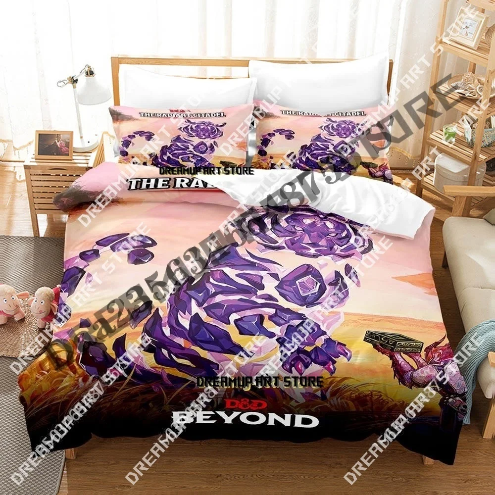 

3D Print Journeys through the Radiant Citadel Bedding Set Single Twin Full Queen King Size Bed Set Adult Kid Bedroom Duvetcover