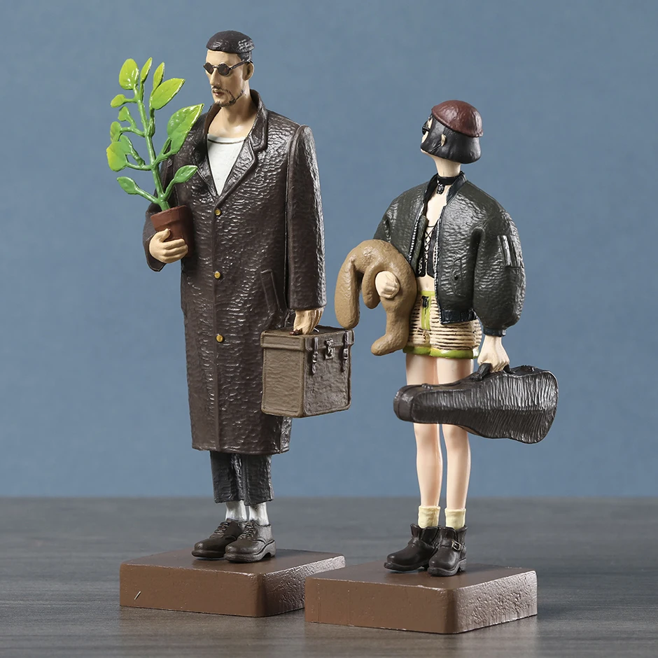 The Professional Leon & Mathilda PVC Statue Model Doll Collection Ornaments Gift Toy 2-pack