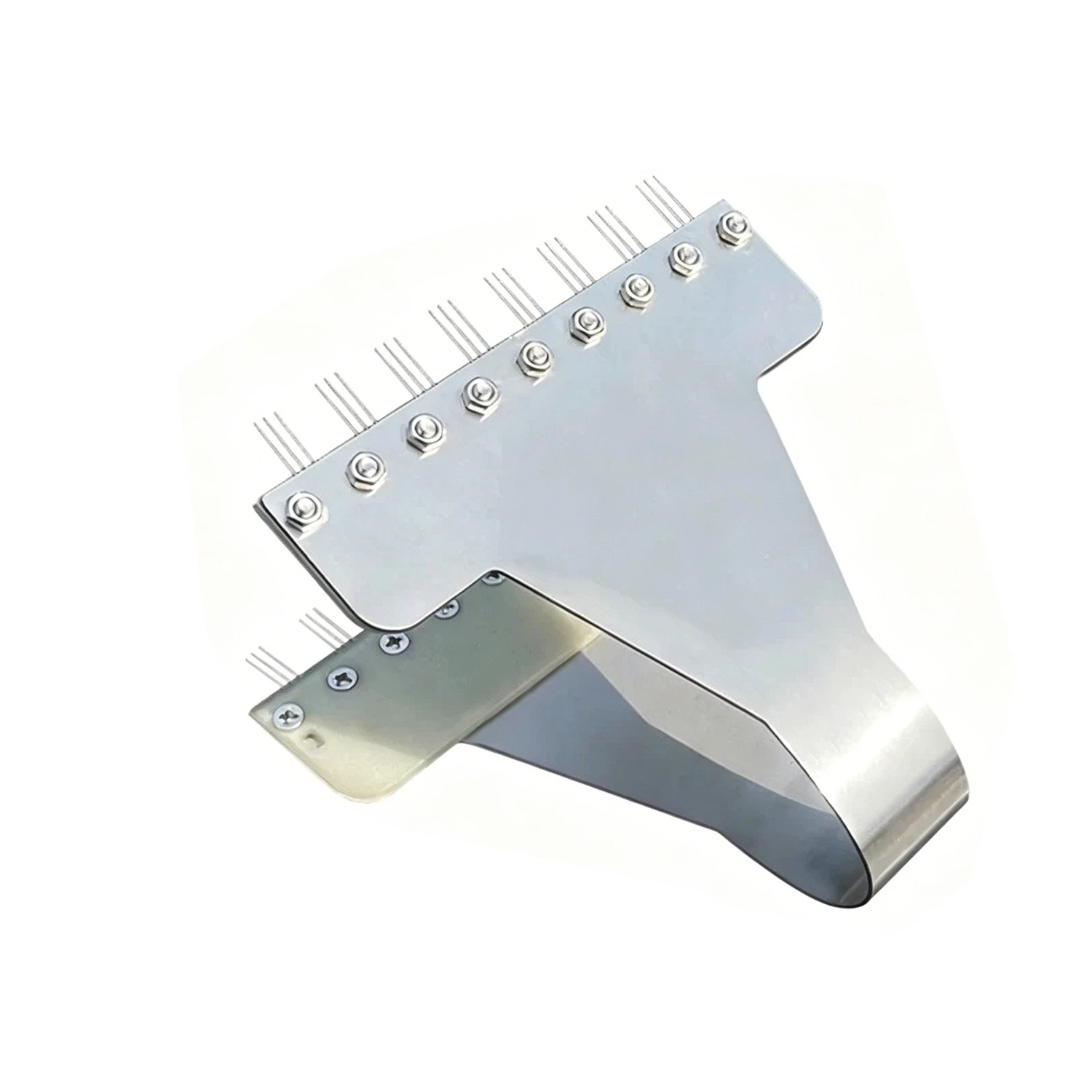 Super Master Queen Grafting Tool Stainless Steel 8-Row Bee Larva Grafting Needle Ergonomic Beekeeping Tool for Queen Rearing