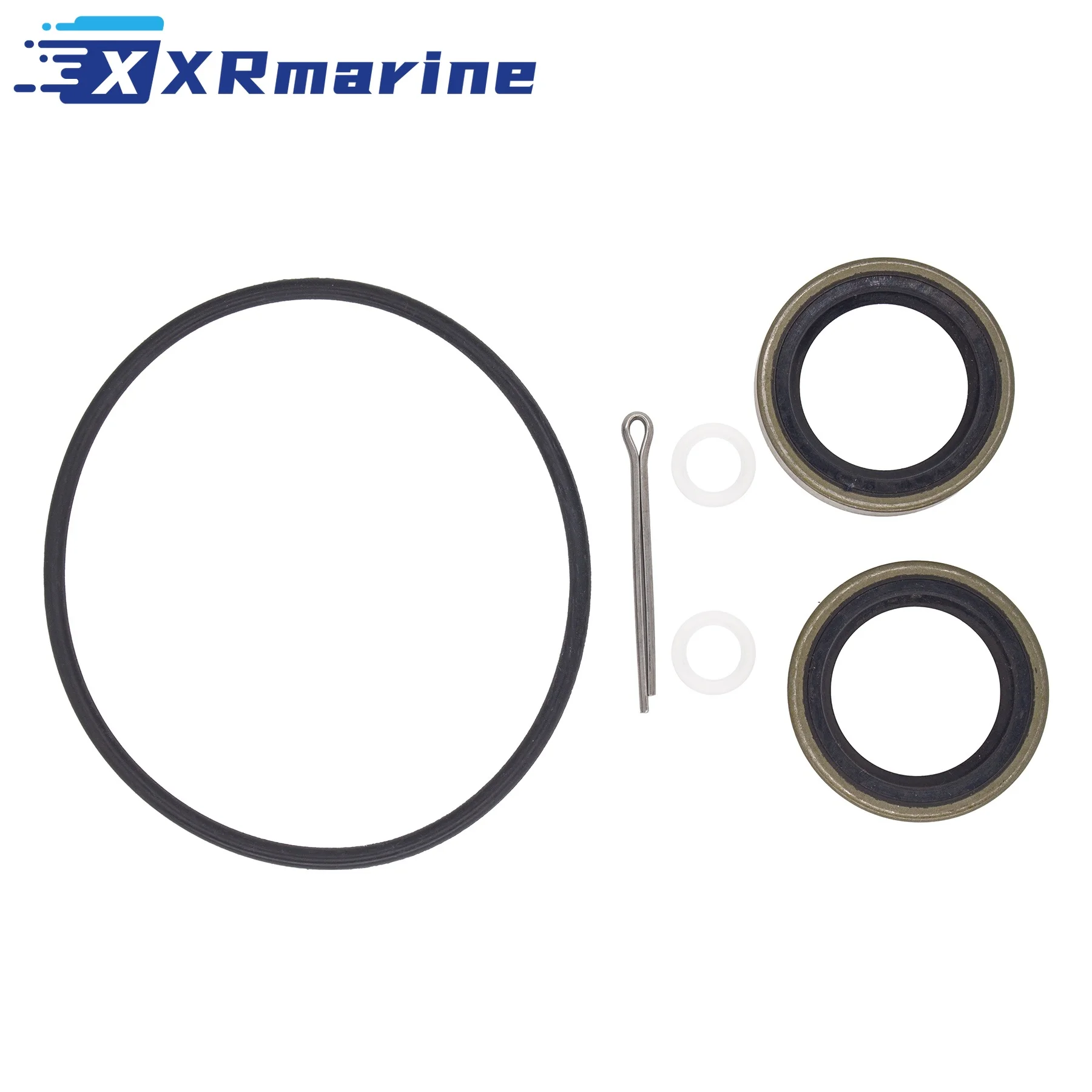 Kit de sellado de unidad inferior 306394 con retén de aceite 0330137 compatible con motores Volvo OMC Cobra de 80 a 245 HP 313446 3852105 18-7127 18-4248