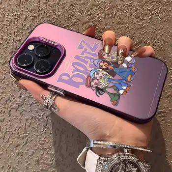 可愛粉紅芭比娃娃手機殼,適用於 iPhone 17/16/15/14/13/12 Pro Max Plus,彩色漸層軟 TPU 背蓋 12 最佳銷售 布拉茨娃娃案 - №10