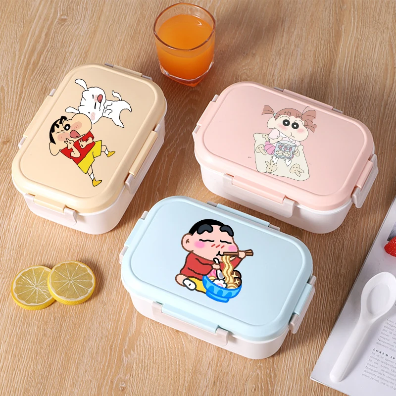 

Crayon Shin-chan Student Lunch Box Kids Anime Cartoon Bento Boxes Boy Girl Food Storage Containers Children Cute Picnic Box Gift