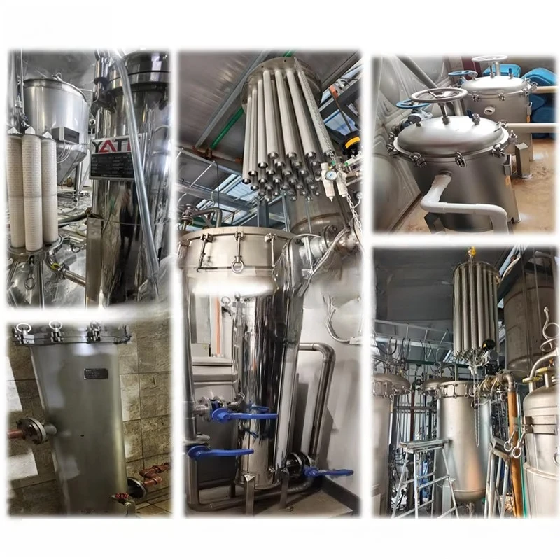 New SS304 SS316L High Flow Rate Electroplating Filter Silt Sediment Industrial Circulating Water Treatment Filtration Equipment