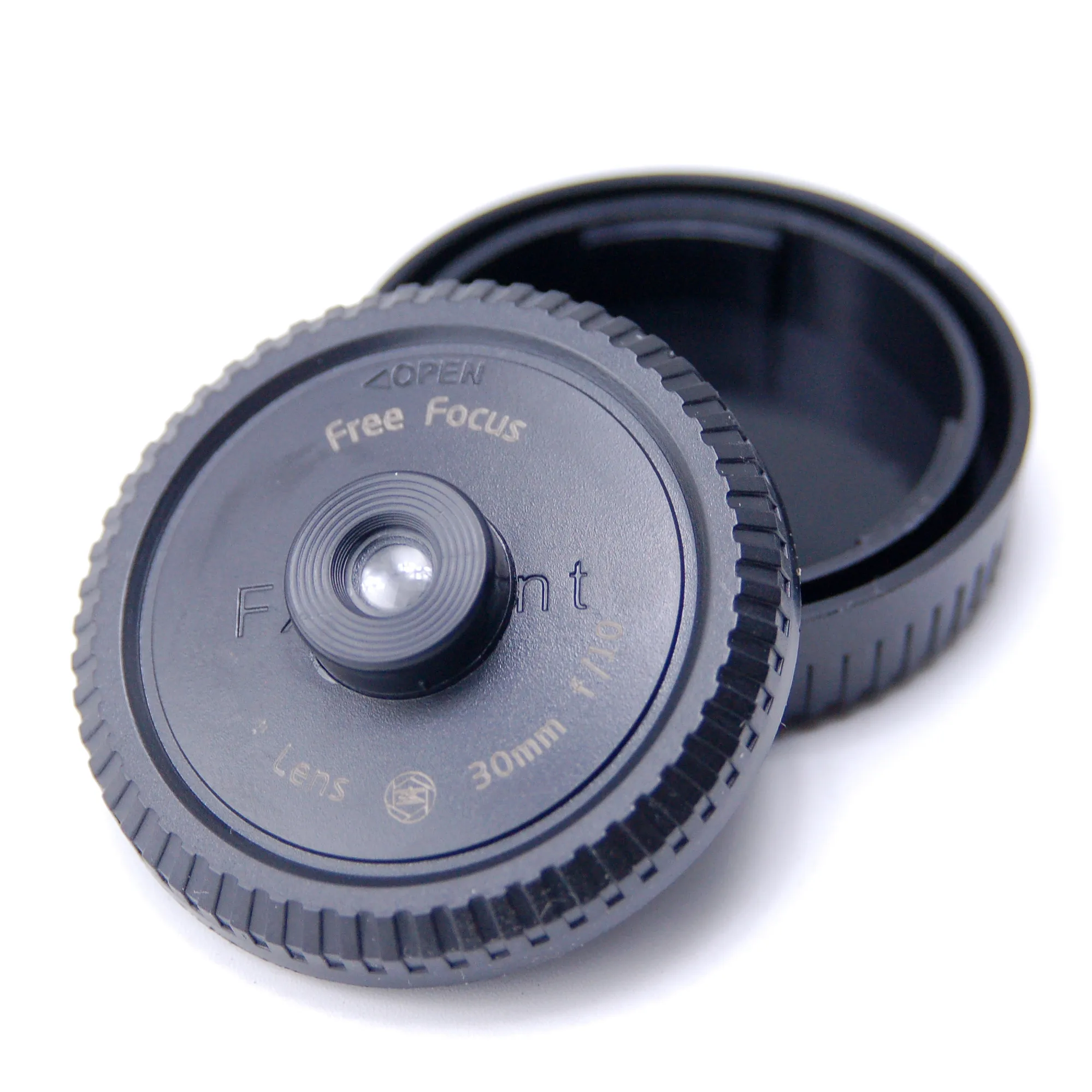 30mm F/10 ABS+Resin Camera Body Cap Focus Free Wide Angle Lens For Fujifilm FX Mount