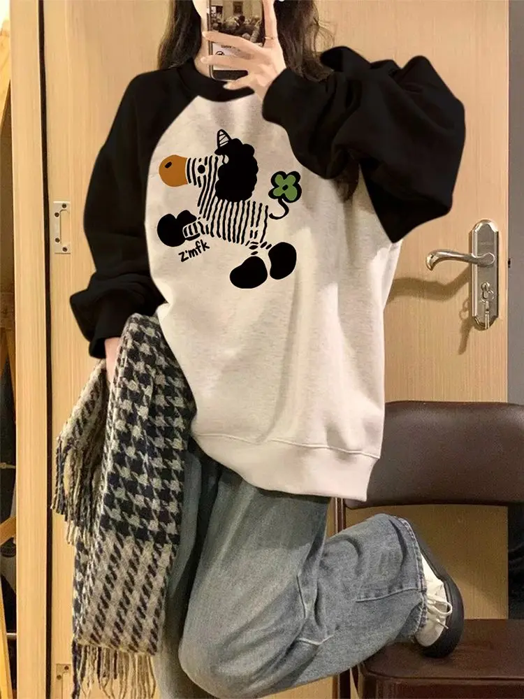 

Флисовая толстовка без шапки, женская зимняя плюшевая толстовка с карманами, обычная, романтическая, праздничная, праздничная, с лентой в форме сердца, розовая, с крылом летучей мыши, GF